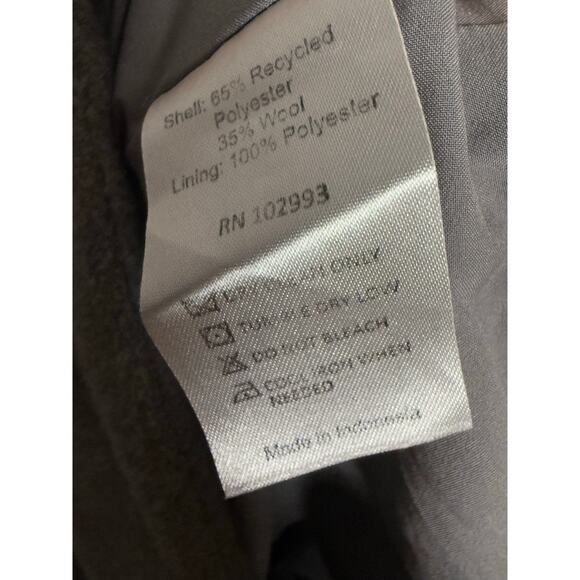 Marina Moscone Collective Gray Wool Slit Pencil Midi Skirt Size 12 - Picture 12 of 14